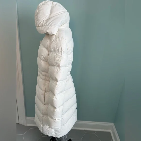 NWT Canada Goose Aurora Parka Size L in Northstar White - Picture 6 of 15